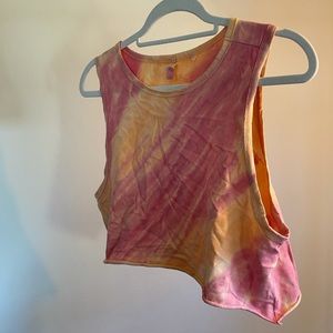 Tie-dye muscle tank